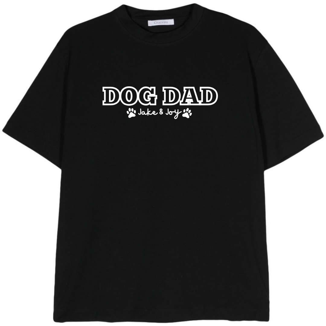 ‘Custom’ Dog Dad T-Shirt