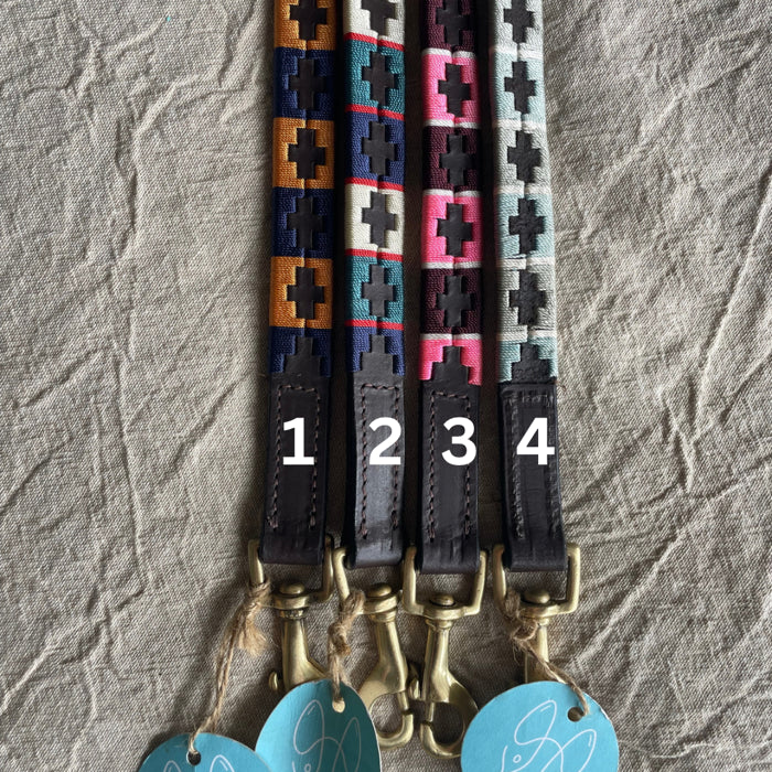 DESIGNER HANDCRAFTED WOVEN LEADS, 4 COLOURS